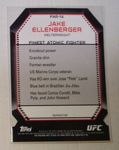 Topps 2011 UFC finest JAKE ELLENBERGER FAR-14_画像2