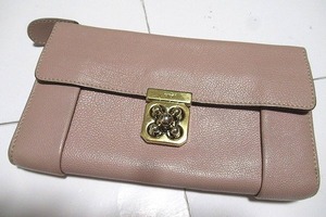 B0191:Chloe 長財布 クロエ 財布 ウォレット 薄ピンク:5