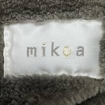 【mikoa】ミコア モッズコート カーキ ライナー ラクーン ファー ボア フード ジップアップ アウター メンズ サイズM/Y1773 SS_画像8