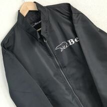 【Bear】ベア ジャケット ジャンパー 黒 ブラック メンズ ジップアップ バックロゴ ストリート 90s 古着 タウンユース トップス/Y1975BB_画像6