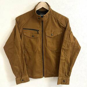 [GERIDE]je ride Work man jacket work clothes working clothes work put on site job . job out work public works Brown mustard men's size M/Y1871NN