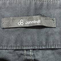 【johnbull】ジョンブル パンツ 七分丈 黒 ブラック メンズ ハーフ 綿混 麻混 リネン コットン 日本製 ボタンフライ ボトムス S/Y2484BB_画像8