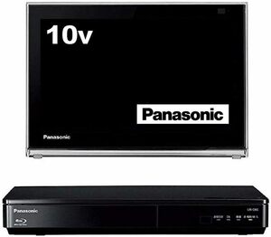 【Panasonic】 UN-10D6-K 10V型 ポータブル地上・BS・110度CS 防水 デジタルテレビ　 BDプレイヤー機能付き 未使用品