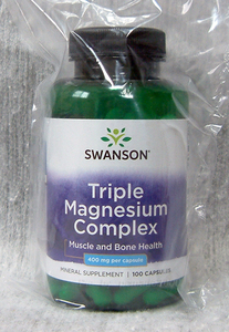 ●トリプル マグネシウム 400mg 100カプセル● スワンソン