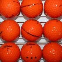 25個 タイトリスト HVC ソフトフィール オレンジカラー Bランク TITLEIST soft feel 中古 ロストボール 送料無料_画像8