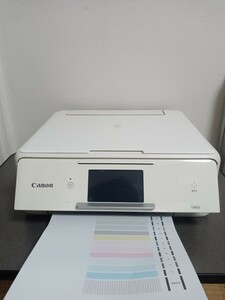 Canon PIXUS TS8030WH 本体黄ばみあり　プリンター キャノン インクジェットプリンタ　1円