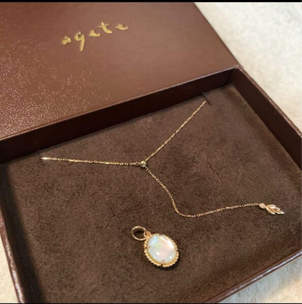 agate 10K ネックレス チャーム アガット
