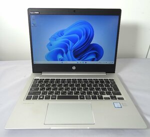 HP/ProBook 430 G6/i5-8265U/8GB/SSD 256GB/13.3インチワイドHD/Webカメラ/無線LAN　管理No.2A4724