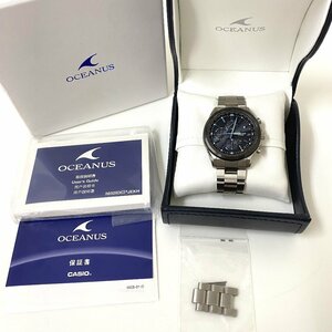 【送料無料】CASIO カシオ 腕時計 OCEANUS オシアナス OCW-T4000A-1AJF チタン タフソーラー 電波 Bluetooth 超美品・中古【Ae468951】