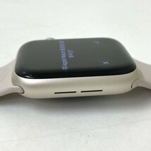 【送料無料】Apple Watch SE 第2世代 GPSモデル 44mm スターライト アルミニウムケース スポーツバンド MNJX3J/A 中古【Ae709351】_画像5