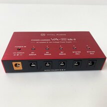 【送料無料】VITAL AUDIO バイタルオーディオ パワーサプライ POWER CARRIER VA-05 Mk-II 未使用【Ae469691】_画像2