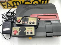 箱有り通電不明 シャープ　SHARP ツインファミコン　twinFAMICOM AN-500B　ブラック　昭和レトロ 現状品 ジャンク_画像3