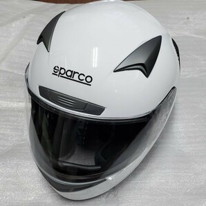 スパルコ sparco CLUB X-1 四輪用 ヘルメット サイズS ホワイトの画像2