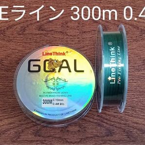 ！PEライン(4本編み),300m巻,0.4#