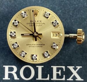 cal 2135 純正 ムーブメント ロレックス レディース デイトジャスト ROLEX DATEJUST 文字盤 dial movement 2235 Diamond 69173 69178 69174