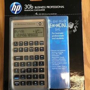 【新品】HP 30b Business Professional Financial Calculator RPN ヒューレットパッカード 金融電卓 関数電卓 北米版 証券アナリストの画像1