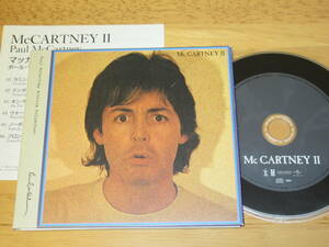 ◆◇PAUL McCARTNEY(ポール・マッカートニー)【McCARTNEY II(マッカートニーII)】日本/EU盤CD/UCCO-3031/2011年盤/SHM-CD/ビートルズ関連