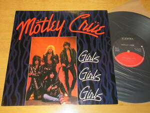 ◆◇MOTLEY CRUE(モトリー・クルー)【GIRLS GIRLS GIRLS】英盤12インチ・シングル/EKR 59◇◆