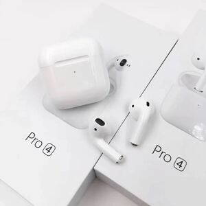 送料無料 新品 AirPods Pro型[Pro4] ワイヤレスイヤホン 2023最新型 高品質 TWS 充電ケース付 Bluetooth5.0 Hi-Fi iPhone 11 12 13 14 pro