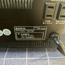 SONY EDV-9000 ,ソニー ベータビデオデッキ ステレオビデオレコーダー 映像機器 ビデオレコーダー通電のみ、動作未確認！_画像9
