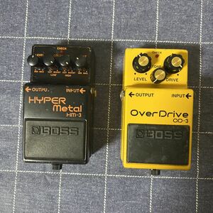 BOSS ボス HM-3 ,OD-3,ハイパーメタル　現状品