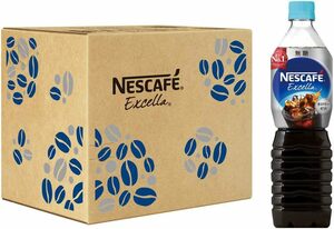 ネスカフェ エクセラ ボトルコーヒー 無糖 900ml ×12本【アイスコーヒー】【コーヒー ペットボトル】
