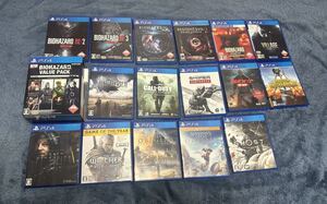 ps4 ソフトセット 20本 バイオハザード アサシンクリード バイオハザード バリューパック など PlayStation4