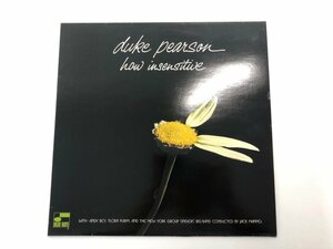 ▼　【☆LPレコード Duke Pearson How Insensitive デューク・ピアソン ハウ・インセンシティヴ B1-…】107-02401