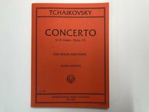 ★　【楽譜 TCHAIKOVSKY CONCERTO in D major Op. 35 チャイコフスキー コンチェルト】174-02401