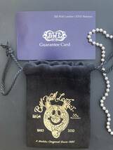 新同品｜Bill Wall Leather BALL CHAIN Neckless 4mm SKULL＆CB 18INCH｜シルバー｜ビル・ウォール・レザー｜BWL｜ボールチェーン｜スカル_画像5