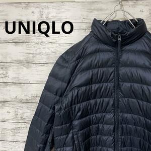 UNIQLO ウルトラライトダウンジャケット ネイビー 人気 定番 冬物 L