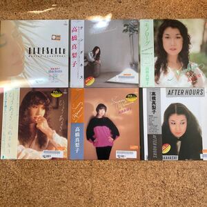 高橋真梨子 LP×6枚セット : レンタル落ち