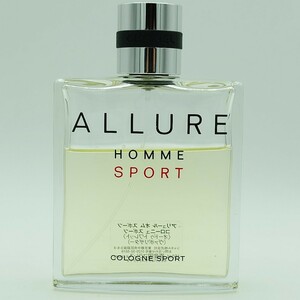 【残量7割ほど！・人気シリーズ！】 CHANEL シャネル ALLURE アリュール HOMME オム SPORT スポーツ EDT オードトワレ SP スプレー 150ml