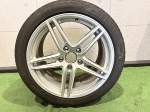 ポルシェ　911 カレラ　純正　19インチ 295/35ZR19　YOKOHAMA ADVAN Sport 11.5Jx19 ET76 PCD130 5穴　99136256000　1本＜中古＞