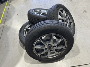 Verthandi　ヴェルサンディ　14インチ　4本　アルミホイール　タイヤ　165/65R14　4穴　14ｘ4.5J　ET45　PCD100　　＜中古＞