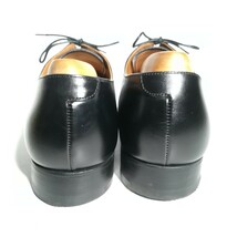 c0024 【数回着用程度・美品】 ★クロケット&ジョーンズ Crockett&Jones★ Connaught コノート ストレートチップ 7E 25.5cm程度 黒 革靴_画像2