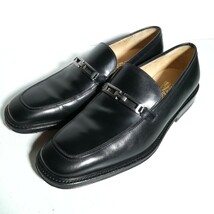  c0014 【数回着用程度・美品】 ★サルヴァトーレフェラガモ Salvatore Ferragamo★ ビットローファー 8EEE 黒 Lavorazione Originale_画像1