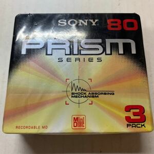 中古MDディスク SONY 録音用ミニディスク PRISM SERIES 80分 3PACK [3MDW80PR]