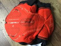 HK104 カステリ CASTELLI ビブショーツ 黒 M CANNONDALE スレあり_画像6