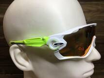 HN320 オークリー OAKLEY ジョウブレイカー JAWBREAKER サングラス アイウェア 白 緑 PRIZMレンズ_画像4