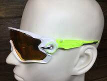 HN320 オークリー OAKLEY ジョウブレイカー JAWBREAKER サングラス アイウェア 白 緑 PRIZMレンズ_画像3