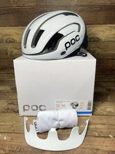 HK869 ポック POC OMNE AIR RESISTANCE SPIN ヘルメット 50-56サイズ 2021/6製造 白 新品