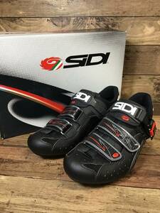 HN767 シディ SIDI GENIUS 5FIT CARBON ビンディングシューズ 黒 EU41 1/2