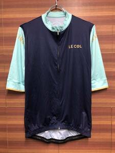 HL923 ルコル LE COL 半袖サイクルジャージ 紺 L