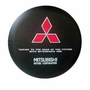三菱　MITSUBISHI　スペアタイヤカバー　ブラック　新品