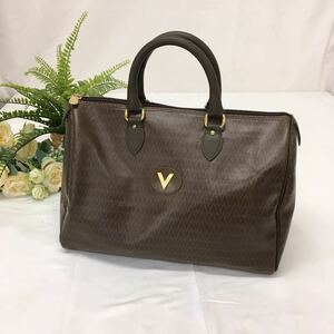 [110] Mario Valentino Logo Boston bag Brown 