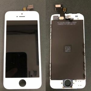 iPhone 5 フロントパネル　(白) タッチパネル　LCD 液晶画面　ガラス