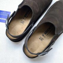 新品 BIRKENSTOCK ビルケンシュトック ルトリー Lutry Premium Suede スエード レザー サンダル シューズ 41 定2.4万 26.5㎝ 濃茶 送料無料_画像6