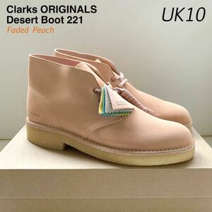 新品 Clarks ORIGINALS Desert Boot 221 クラークス デザートブーツ UK10 メンズ スエード C.F.ステッド Faded Peach 厚底 ブーツ 送料無料