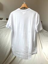 XL 新品 2023AW コムデギャルソンシャツ LACOSTE ラコステ コラボ 斜行 非対称 ねじれ Tシャツ 白 ホワイト 希少サイズ_画像2